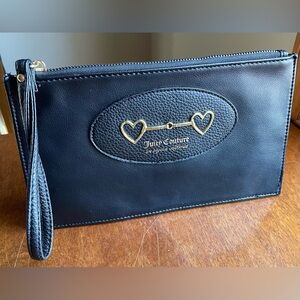 Juicy Couture Wristlet with Gold Hardware / Heart detail